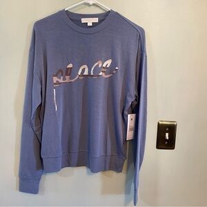 Spiritual Gangster peace relaxed savansana crewneck sweater small